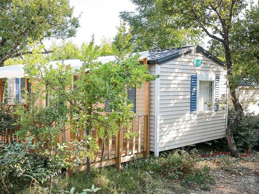 Flower Camping l'Epi Bleu - Mobilhome 4 personas - Confort + 28m² (2 habitaciones) + 10m² terraza cubierta in Banon, Forcalquier region