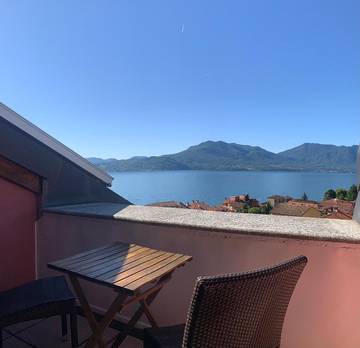 Ferienwohnung für 3 Personen, mit Seeblick und Ausblick sowie Garten, mit Haustier in Cannero Riviera