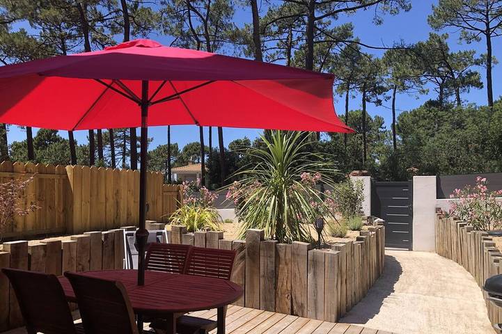 Maison de vacances pour 4 personnes, avec jardin et terrasse dans Le Moulleau