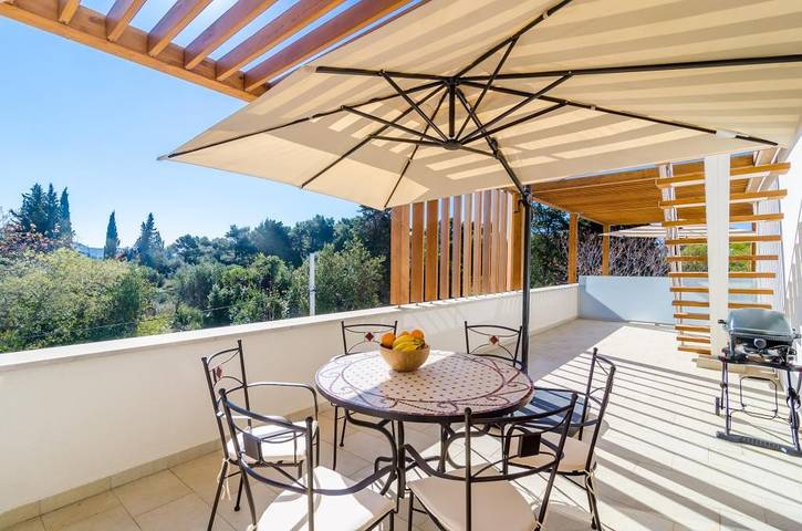 Smještaj za odmor za 6 osoba, s Pogled na ocean i Balkon u Orašac