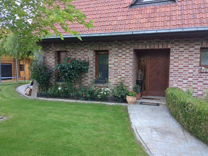 Cottage pour 4 personnes, avec jardin et vue, animaux acceptés à Camphin-en-Pévèle
