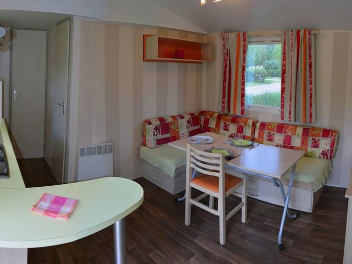 Camping Ty Nenez - Mobilheim 4 personen - Komfort - Große überdachte Terrasse in Pont-Scorff, Côte des Mégalithes