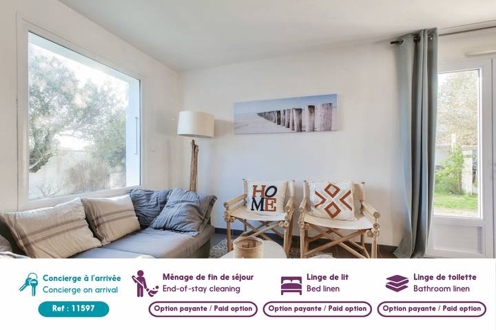 Location de vacances pour 6 personnes, avec terrasse et jardin à Saint-Martin-de-Ré - 2