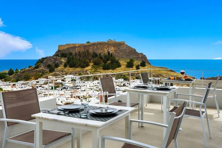 Maison d’hôte pour 3 personnes, avec terrasse dans Rhodes