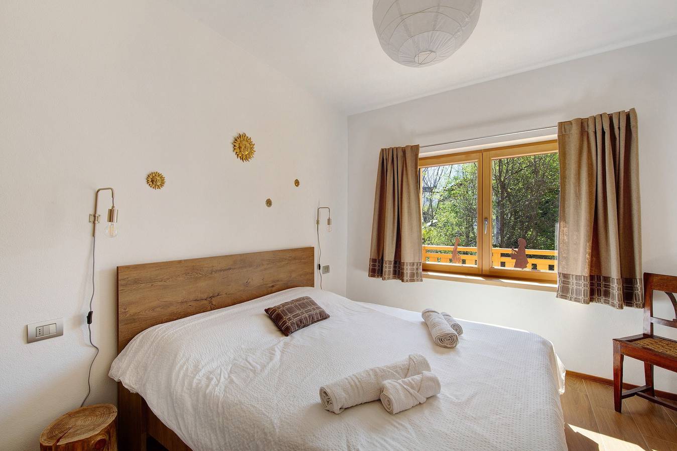 Zimmer 1 – Nene Cristina mit externem Bad, Gemeinschaftsterrasse & Garten in Pieve di Cadore, Östliche Dolomiten