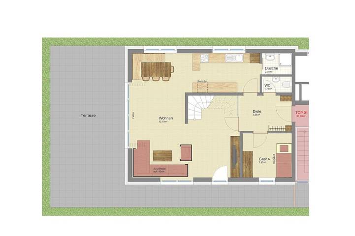 Vakantieappartement voor 12 personen, met balkon en sauna - 1