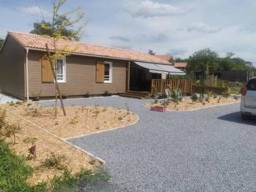 Maison de campagne pour 5 personnes, avec sauna ainsi que piscine et jardin, animaux acceptés à Labouheyre