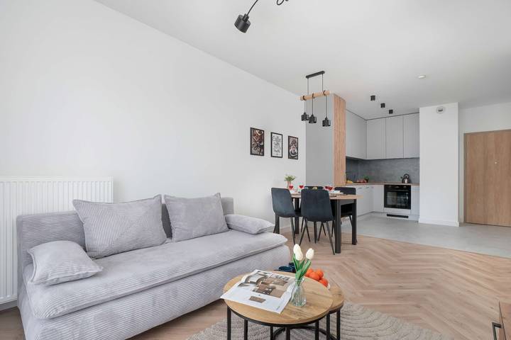 Cały apartament, Modern Apartment in the City Center | Balcony in Łódź, Województwo łódzkie