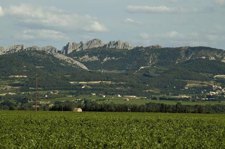 Location de vacances pour 4 personnes, avec piscine ainsi que vue et jardin à Rasteau - 2