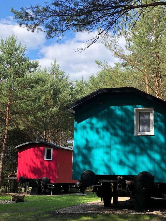 Glamping dla 4 osób, z Taras i Ogród oraz Widok na Wielkopolska