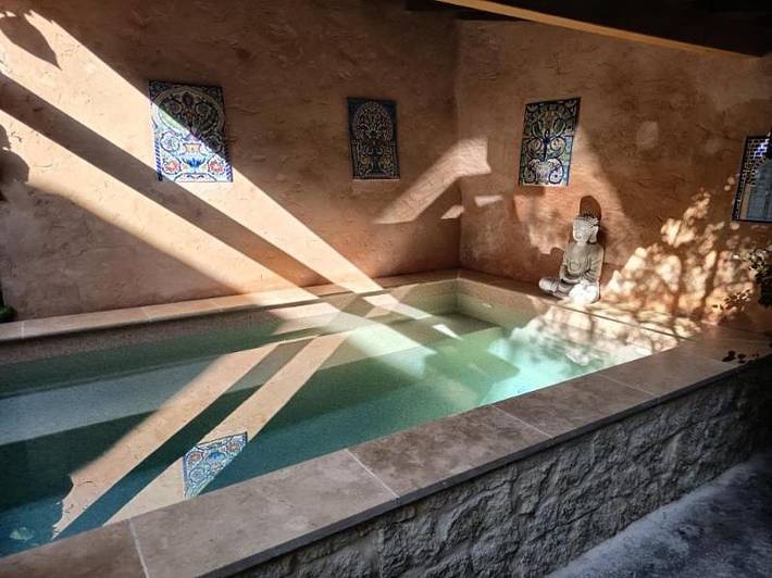 Chambre d’hôte pour 3 personnes, avec vue et terrasse ainsi que piscine et jardin à Bédoin - 3