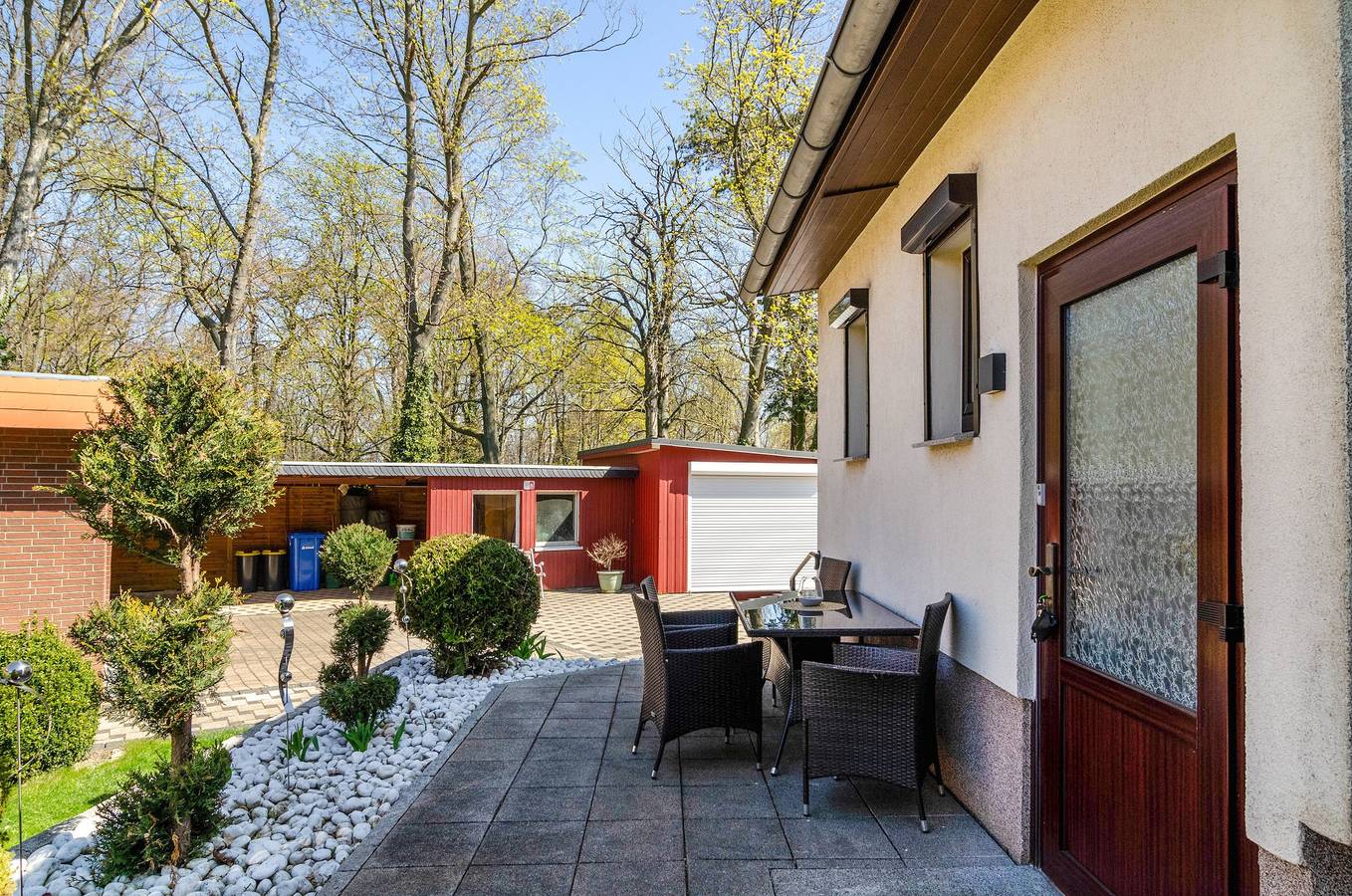 Ferienhaus 'Am Park' mit privater Terrasse, privatem Garten und Wi-Fi in Heudeber, Nordharz