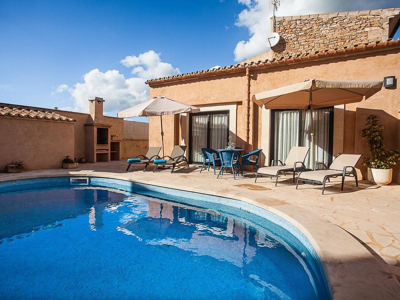 Pool House Sa Marineta. Rustic Design 6 people Santanyí in Es Llombards, Santanyí