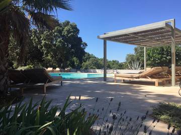 Cottage pour 2 personnes, avec piscine et terrasse à Grimaud