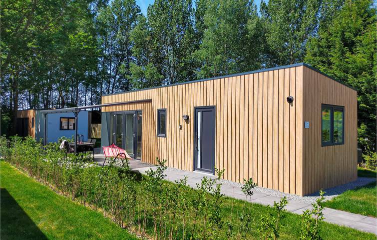 Chalet für 4 Personen, mit Terrasse und Pool sowie Garten, mit Haustier in Zeeland - 2