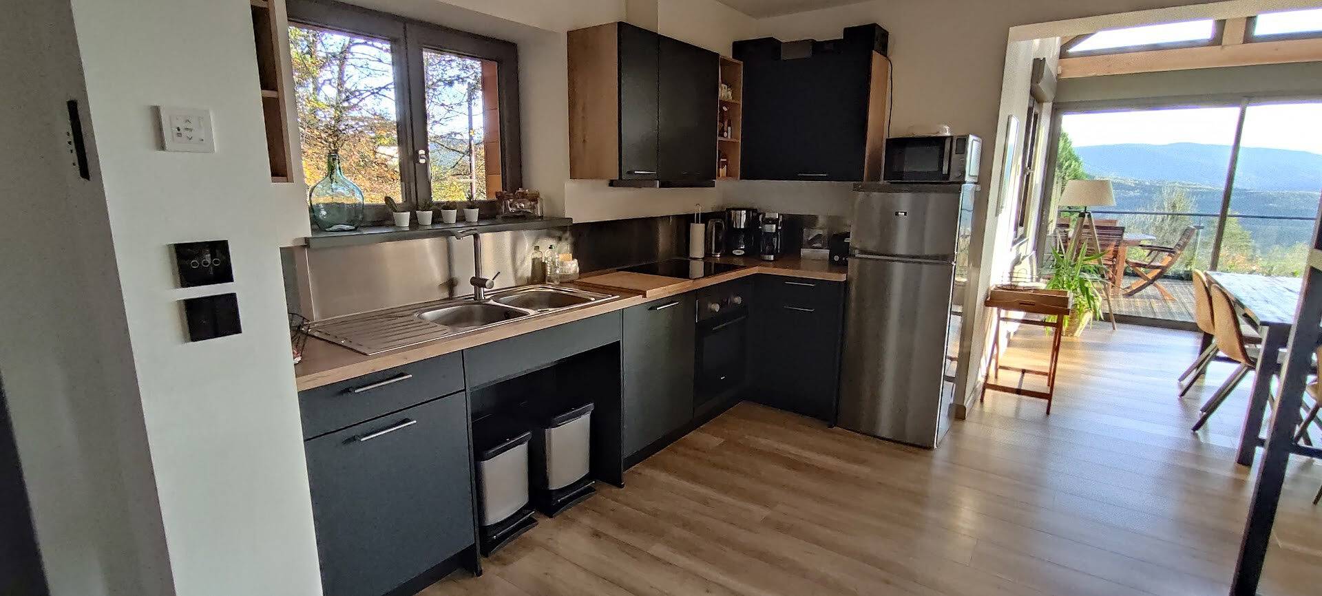 Chalet « Le Haut du Bout » : vue montagne, terrasse privée et Wi-Fi in Fraize, Parc naturel régional des Ballons des Vosges