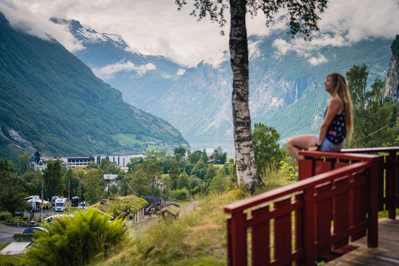 Vinje Camping in Geiranger, Stranda