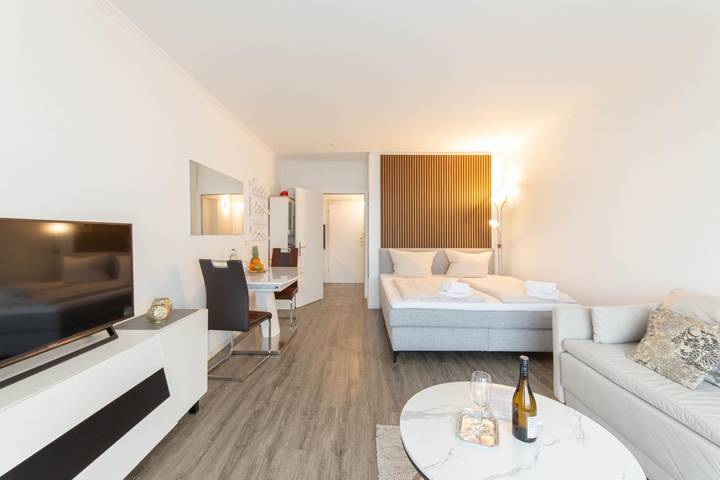 Ferienwohnung für 3 Personen, mit Balkon und Sauna in Timmendorfer Strand