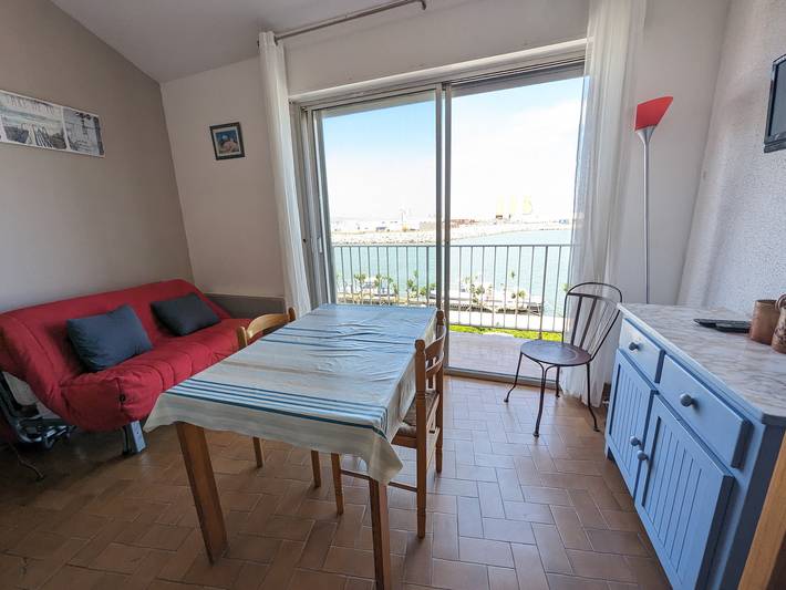 Ganze Wohnung, T2 Mezzanine apartment 4/5 Pers 250m vom Strand, Balkon, Panoramablick in Port-la-Nouvelle, Mittelmeerküste (Frankreich)