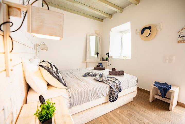 Studio voor 3 personen, met terras en tuin, kindvriendelijk op Mykonos