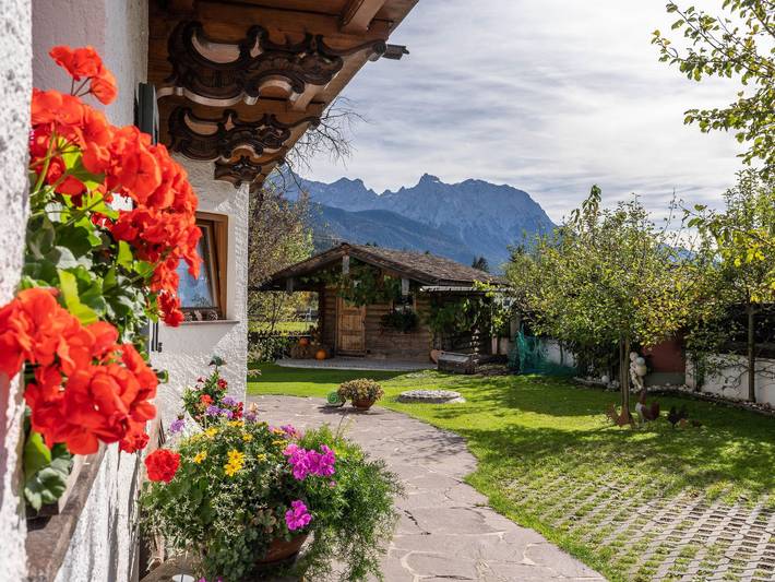 Ferienwohnung für 2 Personen, mit Garten und Balkon, kinderfreundlich in Wallgau - 3