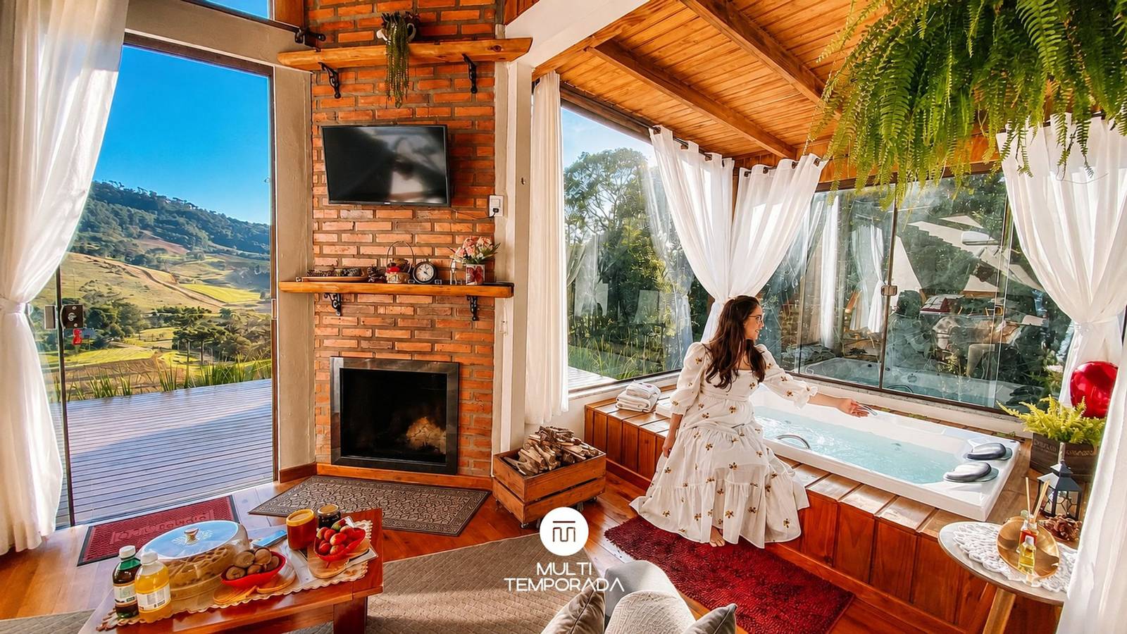 Chalé Caminho do Sol 1 - Jacuzzi e Bônus Culinário in Rancho Queimado, Santa Catarina