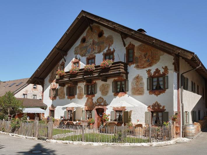 Hotel für 2 Personen, mit Balkon und Terrasse in Oberammergau