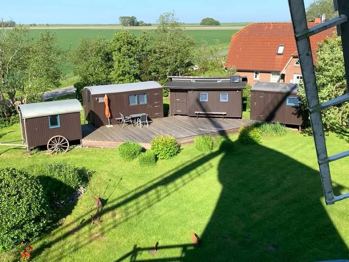 Wohnwagen für 4 Personen, mit Garten und Sauna in Nordermeldorf - 2