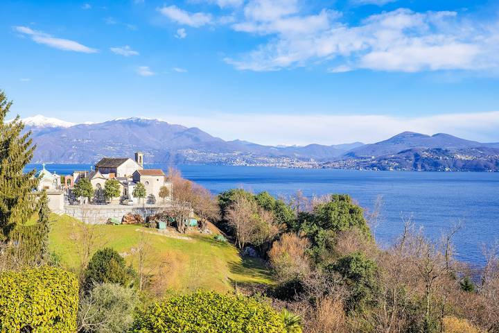 Gîte pour 4 personnes, avec vue sur le lac et vue ainsi que terrasse et jardin dans Piémont - 2