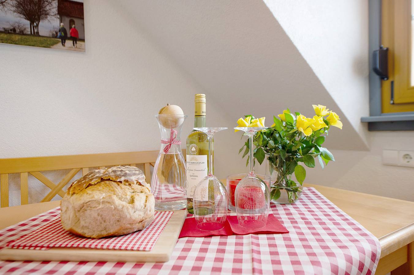 Ganze Wohnung, Ferienwohnung "Atelier" mit Gemeinschaftsgarten und Wlan in Bad Bellingen, Südschwarzwald