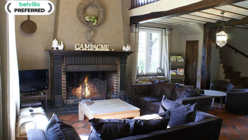 Vakantiehuis voor 12 personen, with tuin and terras as well as whirlpool and sauna in Malmedy