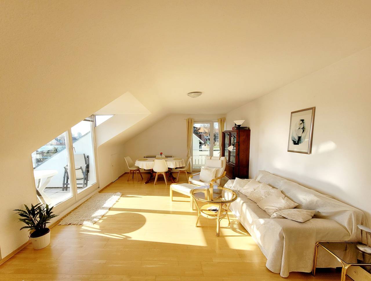 Ganze Ferienwohnung, Ferienwohnung Schöne Aussicht - Ferienwohnung Schöne Aussicht 80qm, 2 Schlafzimmer, max. 5 Personen in Wasserburg (Bodensee), Bayerisch Schwaben