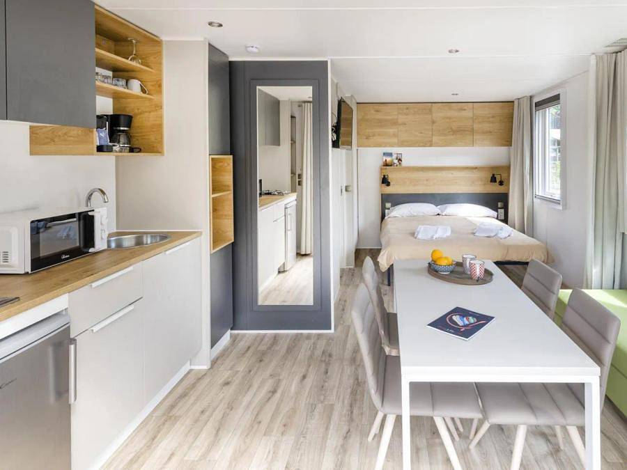 Trasimeno Glamping Resort - Mobilheim 3 personen - Würfel-Suite Xl in Passignano sul Trasimeno, Lago Trasimeno