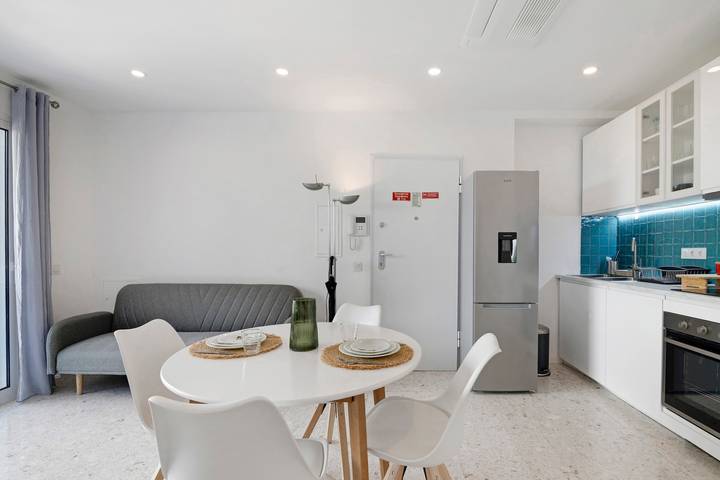 Appartement entier, Appartement 'Casa Verde Rio' avec balcon, Wi-Fi et climatisation in Vila Real de Santo António, District de Faro