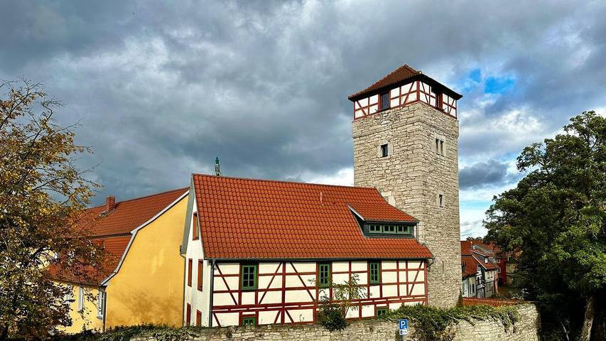 Ferienwohnung für 3 Personen, mit Balkon/Terrasse, mit Haustier in Bad Langensalza