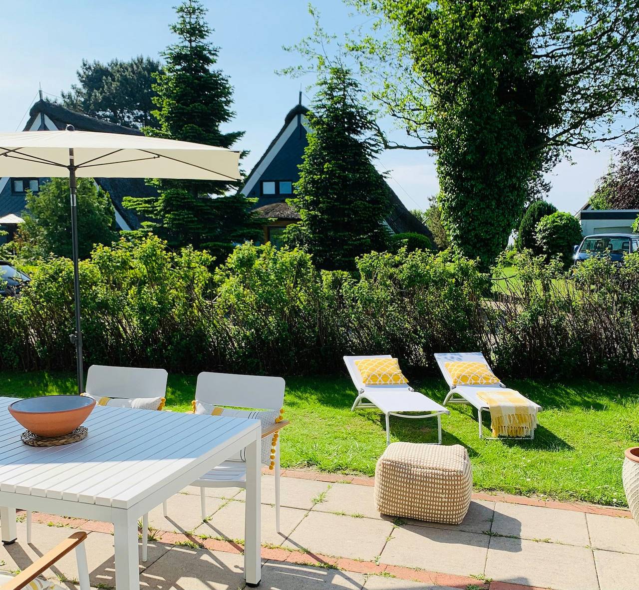 Reetdach-Ferienhaus in Strandnähe an der Ostsee in Großenbrode, Ostholstein