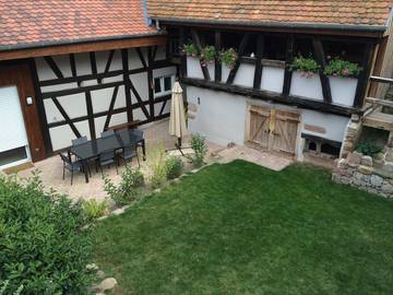 Gîte pour 5 personnes, avec terrasse et jardin à Dambach-la-Ville