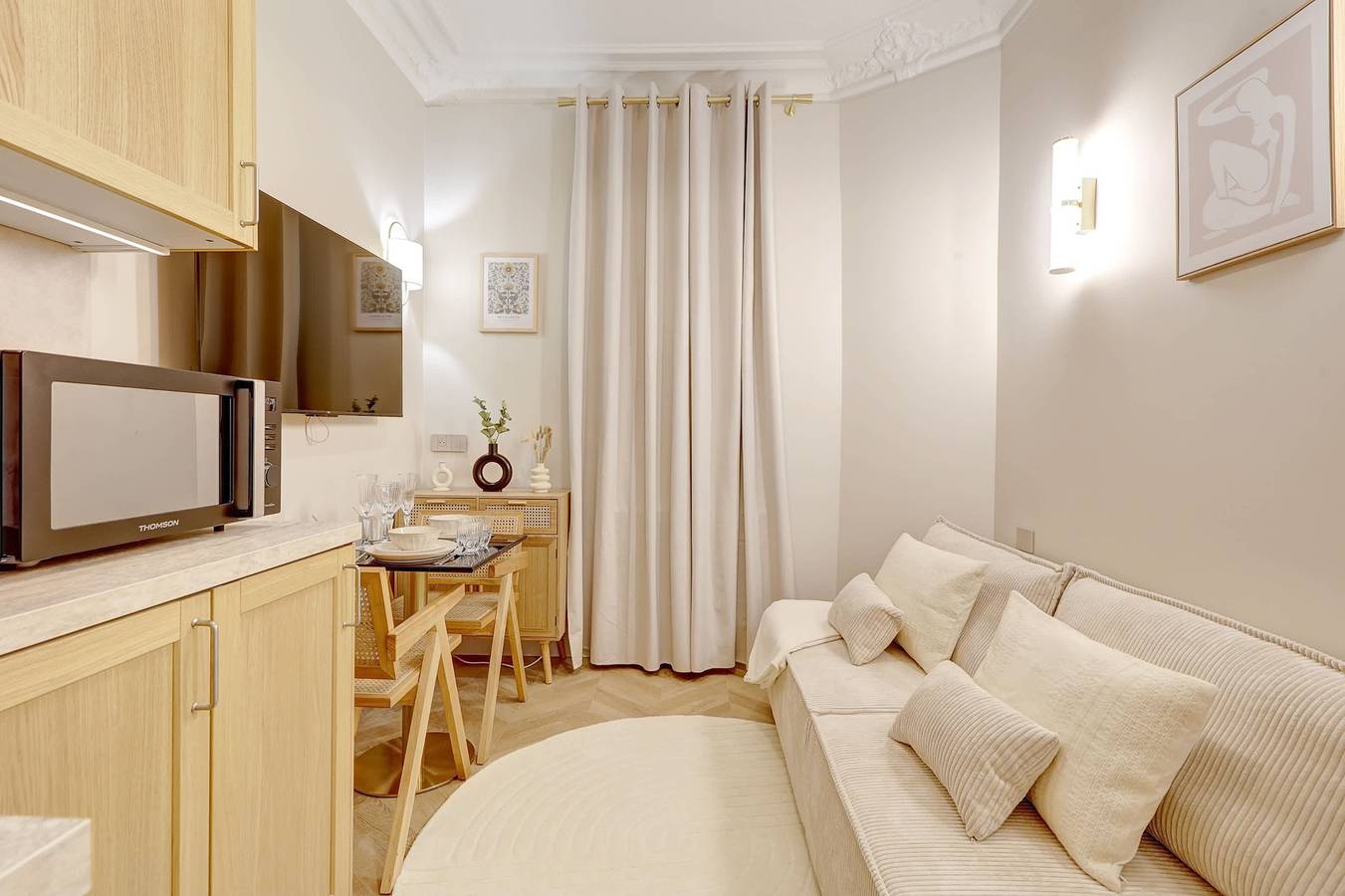 Ganze Wohnung, Studio élégant avec A/C au cœur du Marais in Paris, Ile de France