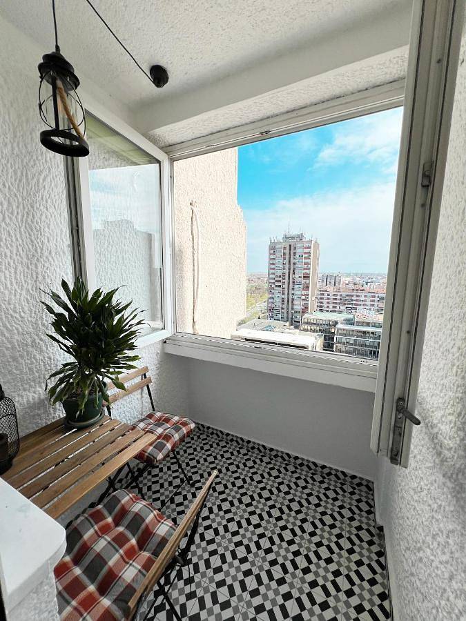 Gîte pour 4 personnes, avec vue et terrasse à Novi Sad