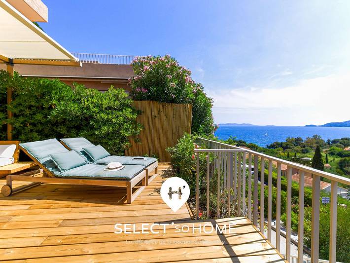 Gîte pour 4 personnes, avec Balcon et Terrasse dans Plage de La Fossette