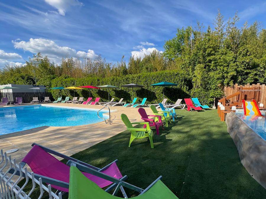 Camping Vallée de L'Indre - Mobilheim 6 personen - Mobilheim 6 pers Premium 3 Schlafzimmer 2 Badezimmer in Montbazon, Tours und Umgebung