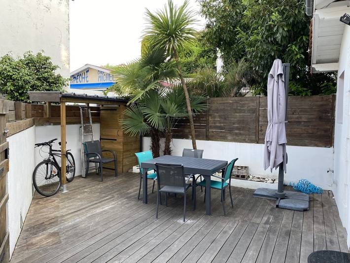 Gîte pour 4 personnes, avec terrasse dans Port d'Arcachon