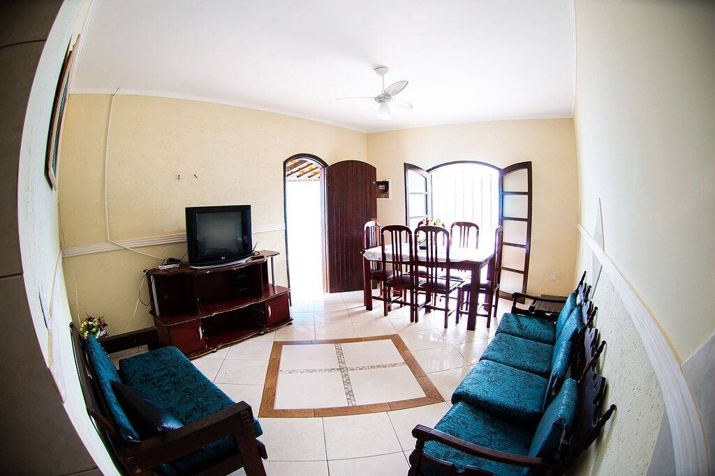 Haus mit Pool 50 Meter vom Strand entfernt in Mongaguá, Baixada Santista