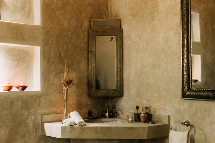 Chambre d’hôte pour 12 personnes, avec jardin et piscine ainsi que sauna et vue, animaux acceptés à Tahannaout - 4