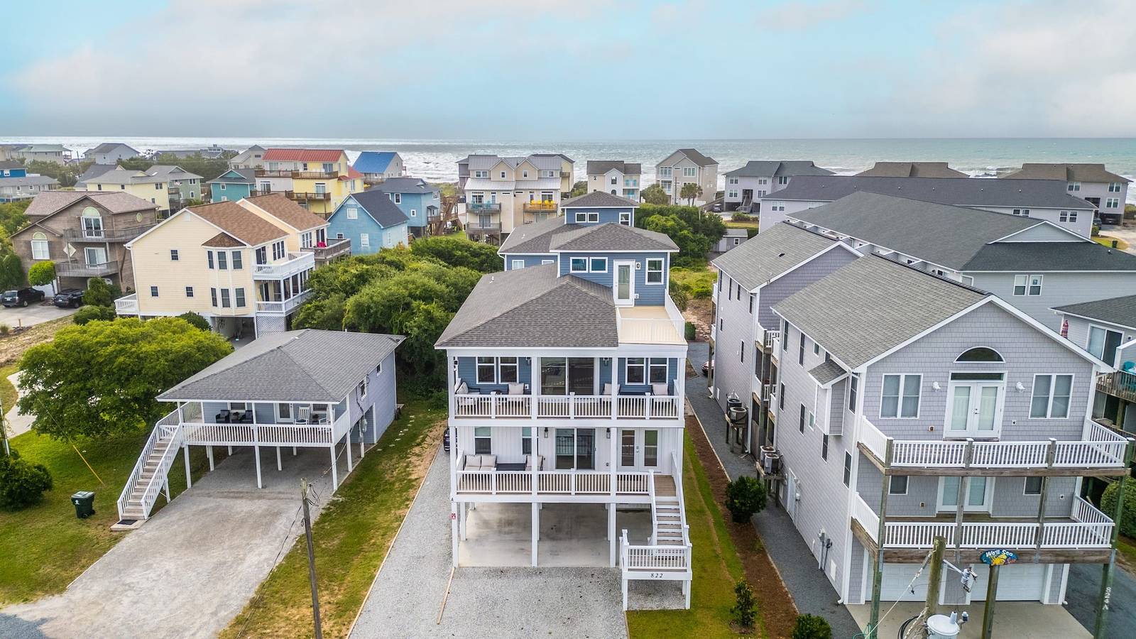 Walk to beach | Pool | Ocean View | Parking | Bunk Beds in Surf City, Topsail Island
