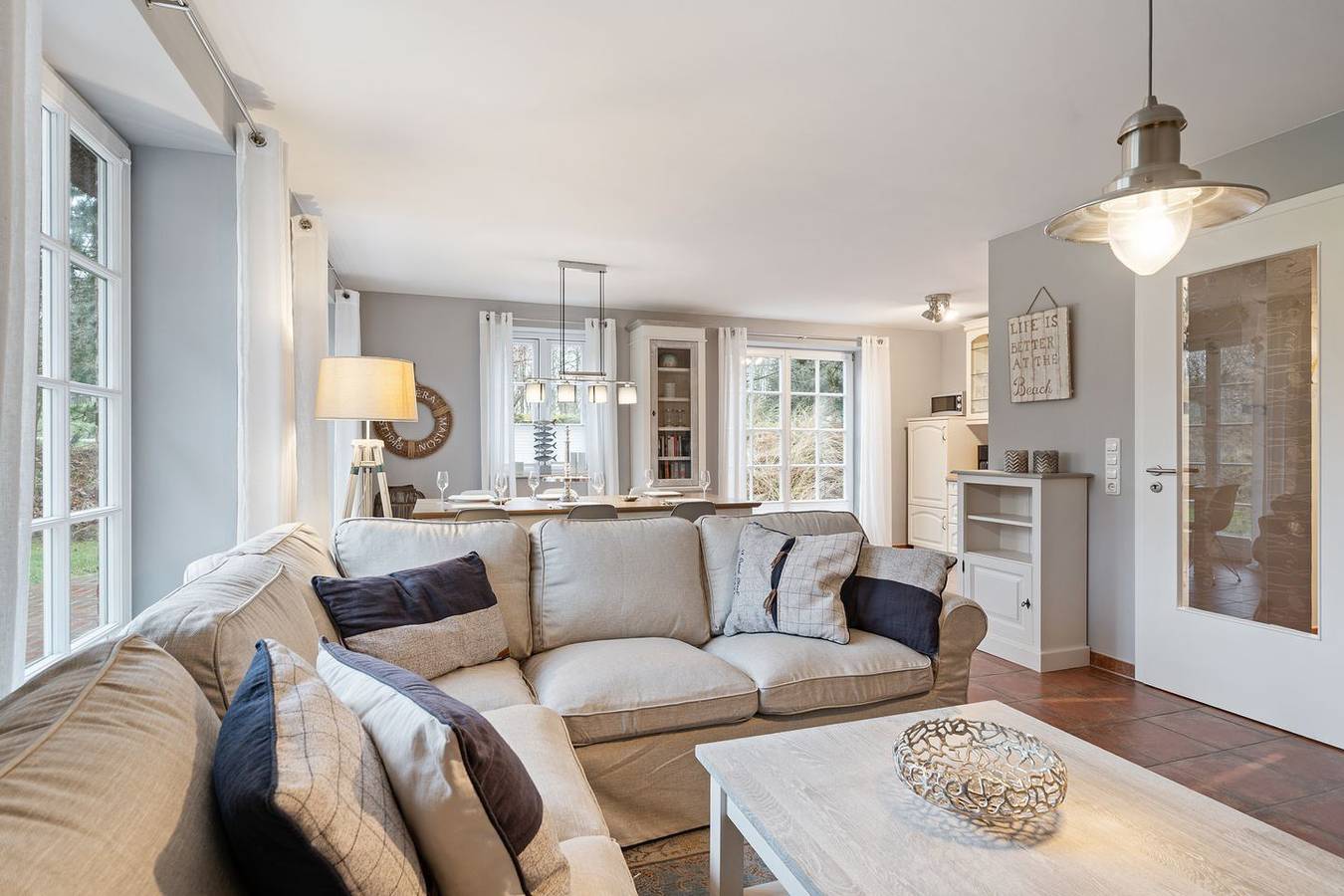 Strandkontor - wunderschöne Reethaushälfte im Ortsteil Ording in St. Peter-Bad, St. Peter-Ording