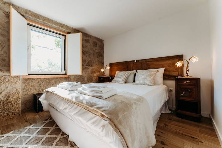 Casa de férias para 2 pessoas, com piscina e jardim em Fundão