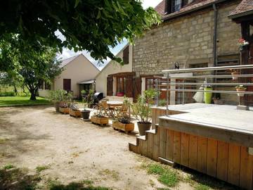 Cottage pour 4 personnes, avec jardin et vue, animaux acceptés à Noisy-sur-École