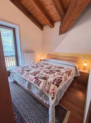 Gîte pour 4 personnes, avec balcon et vue à Ayas
