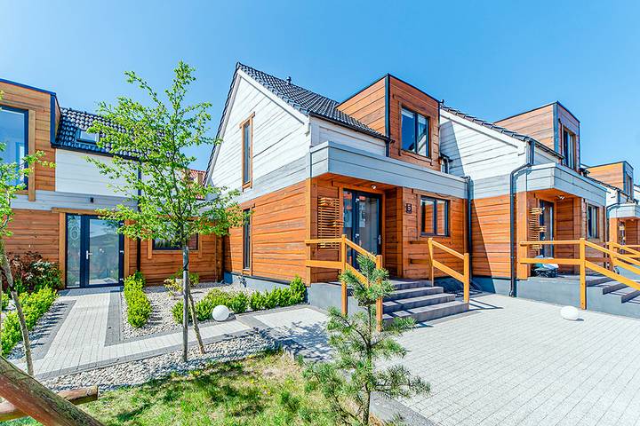 Ferienhaus für 8 Personen, mit Terrasse in Grzybowo